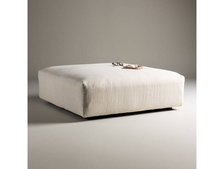 Pouf Mavi 105 x 37 x 105cm Beige
