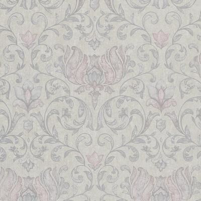 Galerie Wallcoverings City Romance Collection Floral Damask Wallpaper Roll