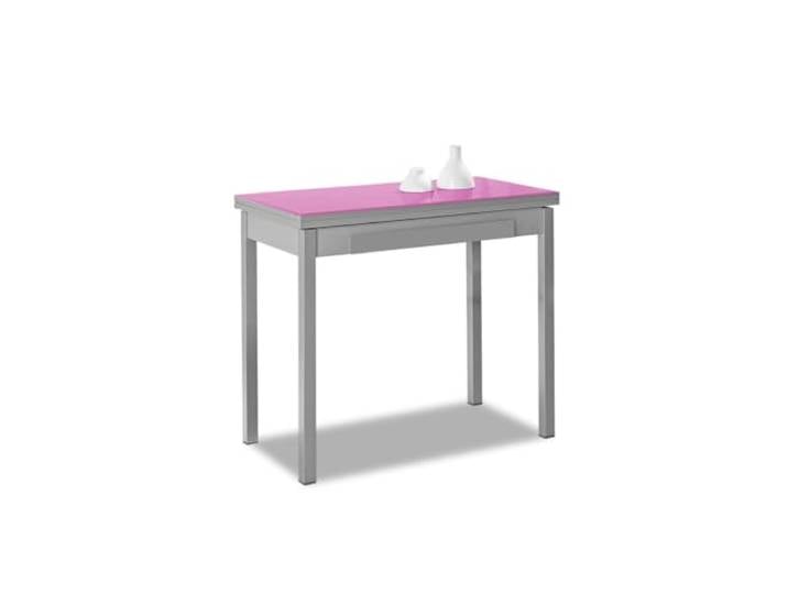 ASTIMESA Buchart: Küchentisch, Metall, Fuchsia, 90 x 50 cm