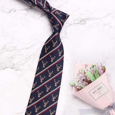 Herren Krawatten Mode Klassisch Moderne zeitgenössische Jeder Streifen Gemustert Hochzeitsfeier Alltagskleidung