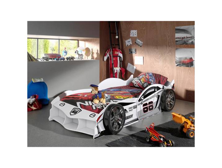 AUTOBETT Max Weiß 90x200cm