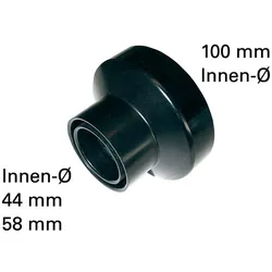 Metabo Absaugadapter für Stutzen ø 100 mm, 44mm, 58mm - 0910031260