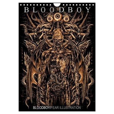BLOODBOY/FEAR ILLUSTRATION (Wandkalender 2026 DIN A4 hoch), CALVENDO Monatskalender