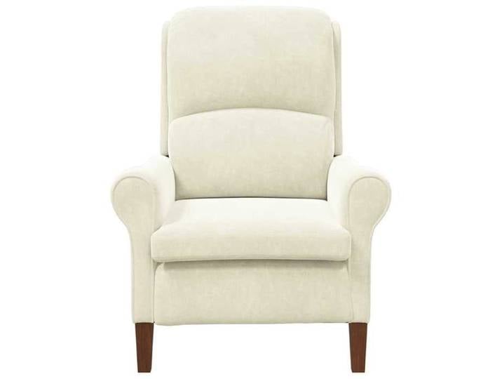 Crème CHAISE/FAUTEUIL - SARAZYJ - 76x94x102cm - fauteuil - crème - 76x94x102cm Velours Hot70645325