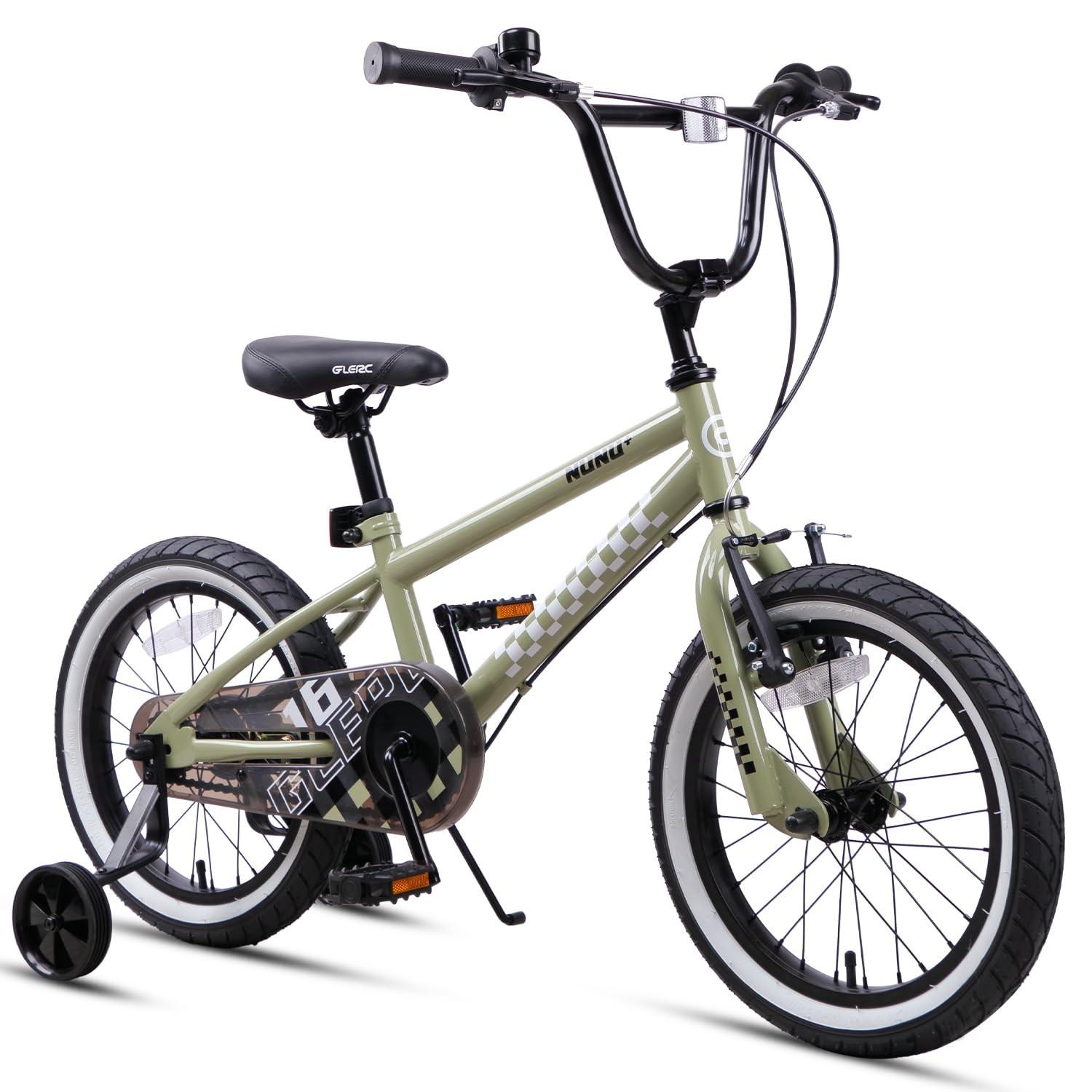 BMX-Stil Kinderfahrrad mit Stützrädern und Handbremsen, geeignet für Kinder im Alter von 2 bis 10 Jahren