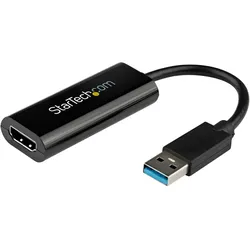 StarTech Slim USB 3.0 HDMI Video Card (HDMI), Video Adapter, Schwarz