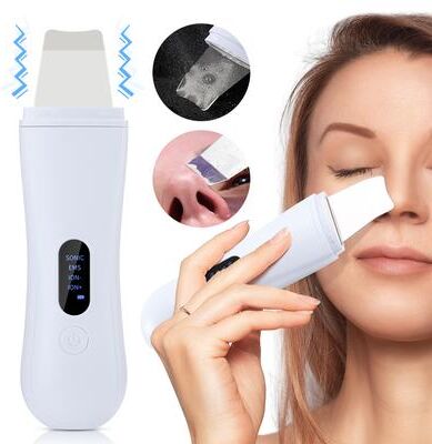Youfap Market Facial Spatula, Ultrasonic Skin Scrubber, Deep Cleansing Tool, Blackhead Remover, Pore Facial Cleaner Facial Spatula, Ultrasonic Skin Scrubber, Deep Cleansing Tool, Blackhead Remover, Pore Facial Cleaner