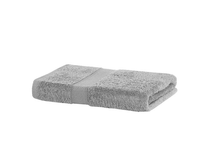 Handtuch Amby 50 x 100cm Silber/Silber