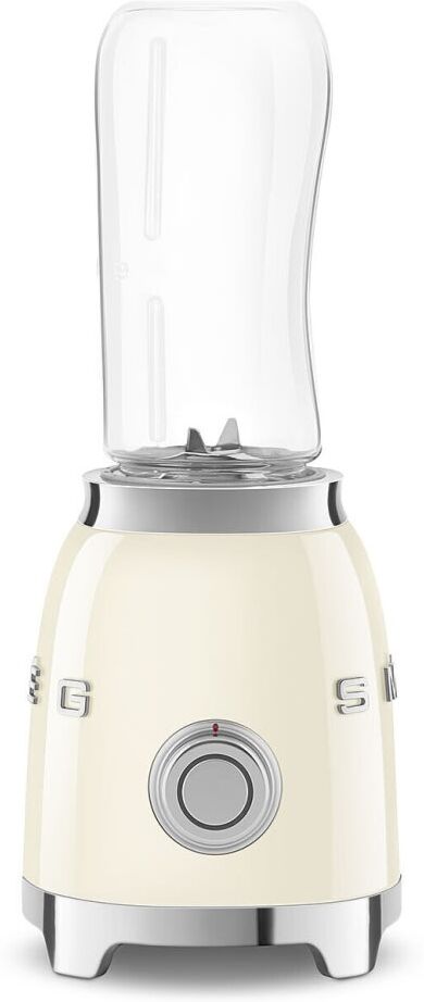 Mini blender vintage crème + 1 bouteille smeg Beige 14x34x14cm