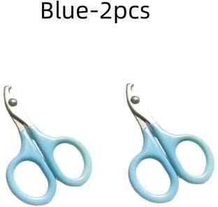 Inspired Living SafeGrip Professional Pet Nail Clipper For Cats & Small Dogs blue 2pcs