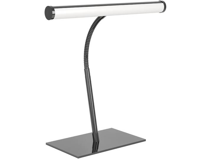 Tischlampe Riccione nickel-nero H 39.5 cm 500 lm
