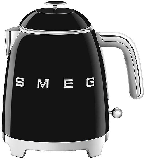 SMEG Mini-Wasserkocher 0,8l 50s Retro Style Schwarz KLF05BLEU schwarz EG