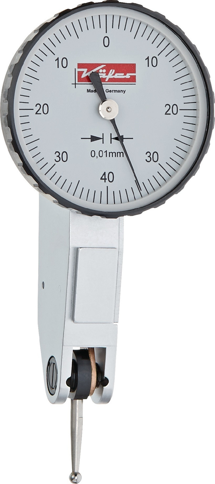 Käfer K30 Kever-dikte-meetapparaat conform DIN 2270 met een meetbereik van 0,8 mm en een nauwkeurigheid van 0,01 mm