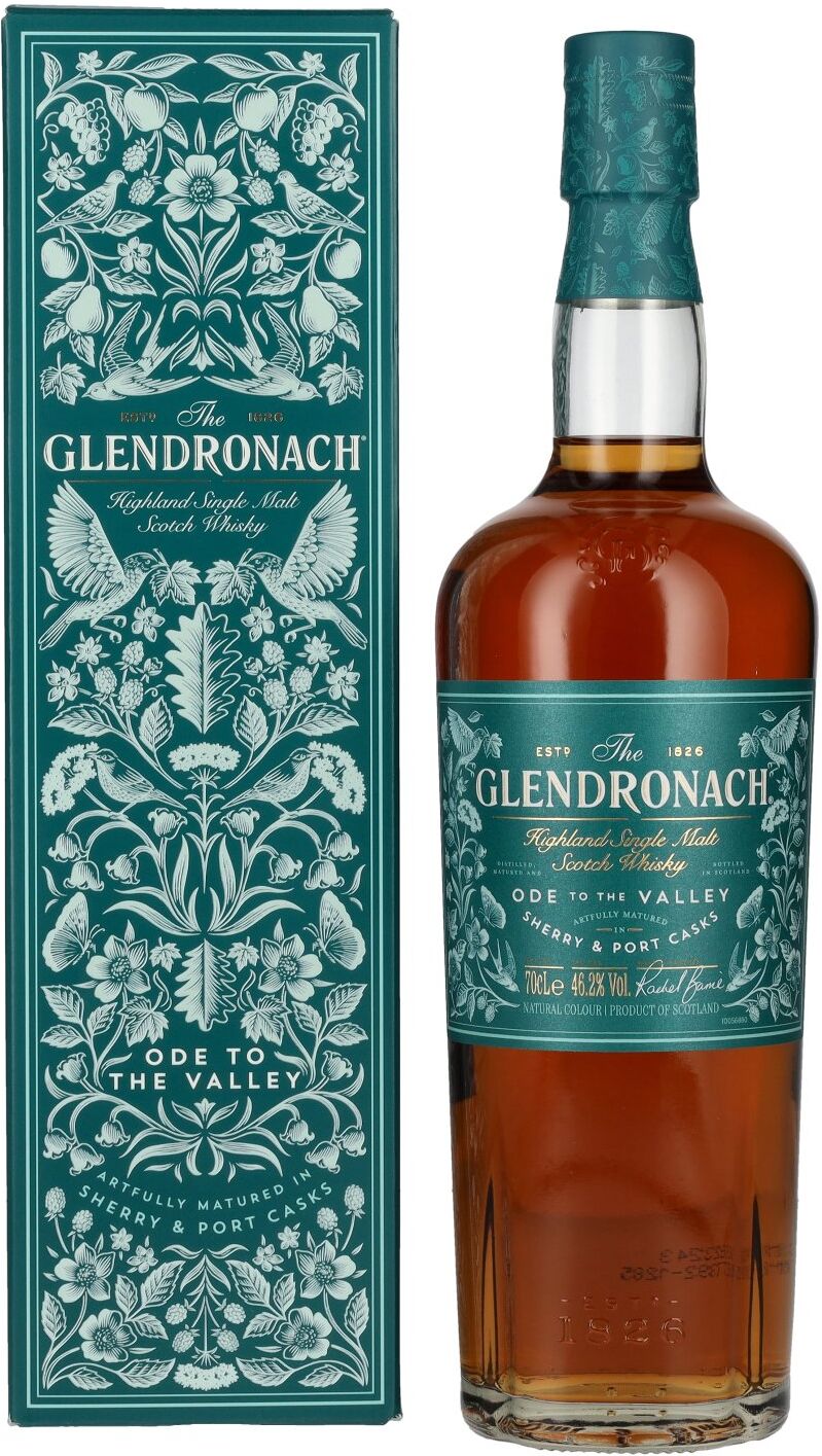 The GlenDronach ODE TO THE VALLEY Highland Single Malt 46,2% Vol. 0,7l in Geschenkbox