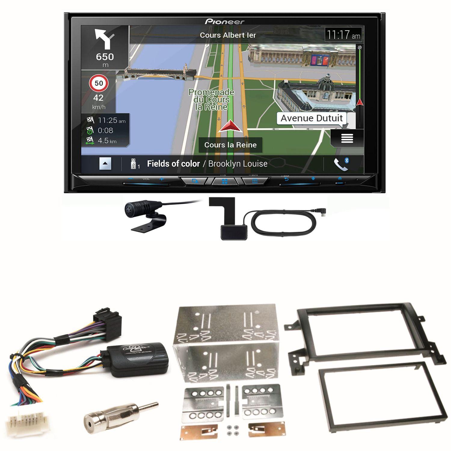 Pioneer AVIC-Z830DAB Navigation Bluetooth Einbauset für Suzuki Grand Vitara JT