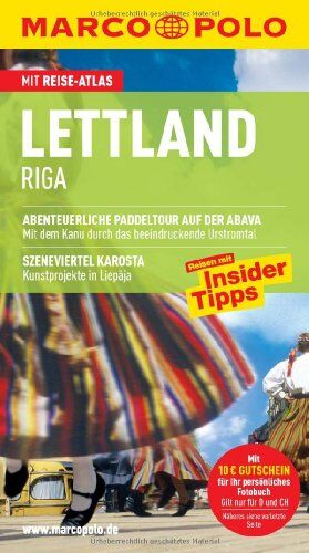Thoralf Plath - MARCO POLO Reiseführer Lettland, Riga: Reisen mit Insider-Tipps. Abenteuerliche Paddeltour auf der Abava. Szeneviertel Karosta - Preis vom 10.10.2026 11:48:34 h