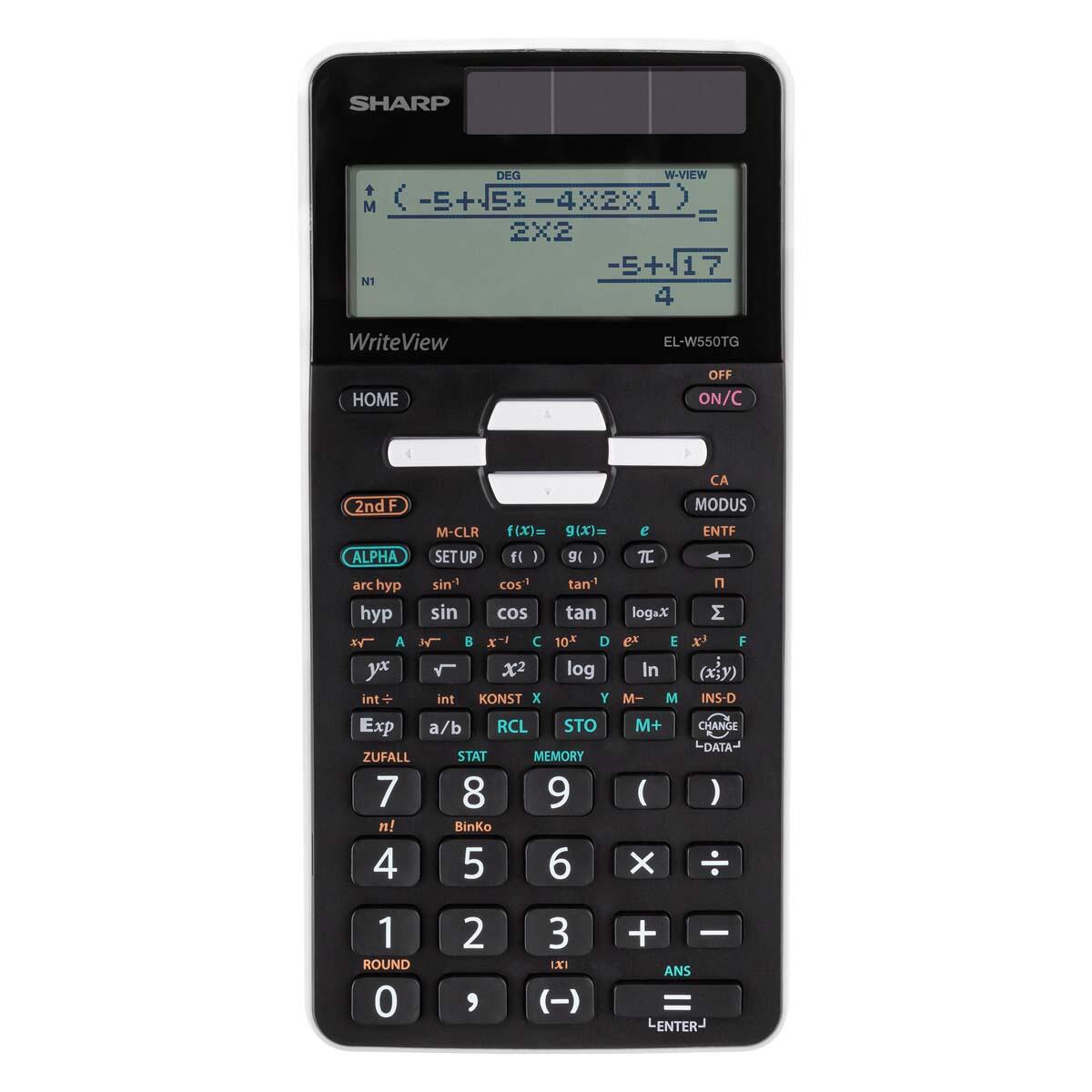 Sharp Display Solutions Sharp Wissenschaftlicher Taschenrechner EL-W550TG SH-ELW550TG