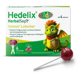 HEDELIX HerbalSept Immun Lutscher Kids 6 St