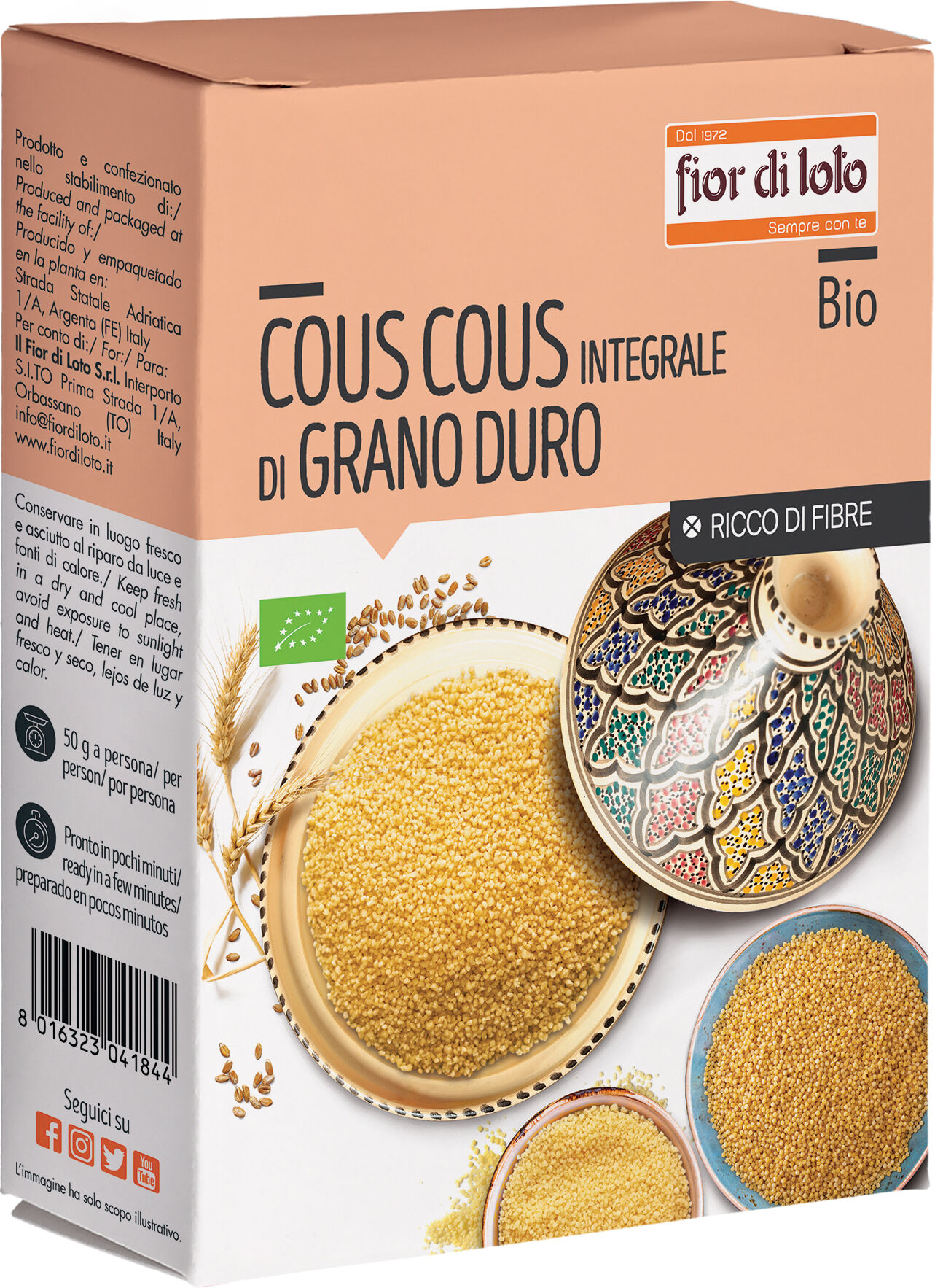 Biotobio Fdl Cous Cous Int.Grano 500g