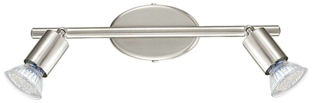 Eglo Buzz Led plafondspot 2-lichts zilver rvs