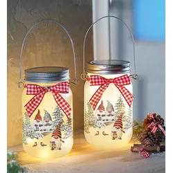2er-Pack LED-Glasleuchten »Wichtelwald«