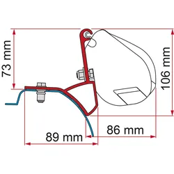 Fiamma Kit Renault Trafic ab 2015 / Opel Vivaro / Fiat Talento / NV300 / Rapido Mirande S