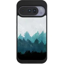 Nivocase Handyhülle für Google Pixel 10 Pro Hülle NIVOpure Case Schwarz Abstrakt Baum Wald (Google Pixel 10 Pro), Smartphone Hülle, Schwarz