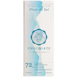 Virgin Cacao Schokolade Fleur de Sel 72%