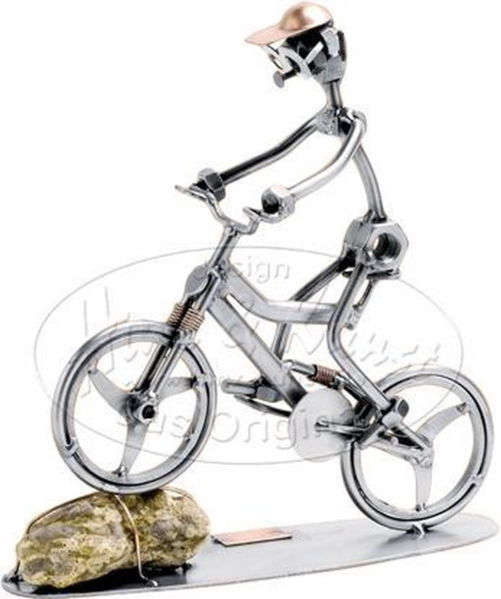 Hinz & Kunst smeedwerkfiguur Mountainbike voor volwassenen