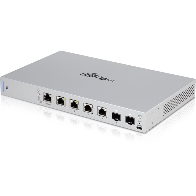 Ubiquiti UniFi Switch 6-Port 802.3bt 10Gbit/s.