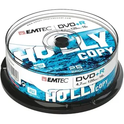 Emtec DVD+R 4,7GB 16x Cake Box (25) (25x), Optischer Datenträger