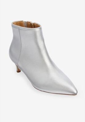 Women's The Meredith Bootie by Comfortview in Silver (Size 12 M)