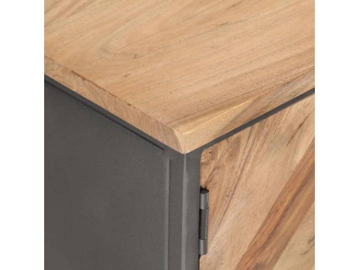 Joli & Fonctionnel -(Brun)Support média - Meuble TV - Table TV - 120x30x40cm - Bois d'acacia massif - MEUBLE HIFI jgk642988
