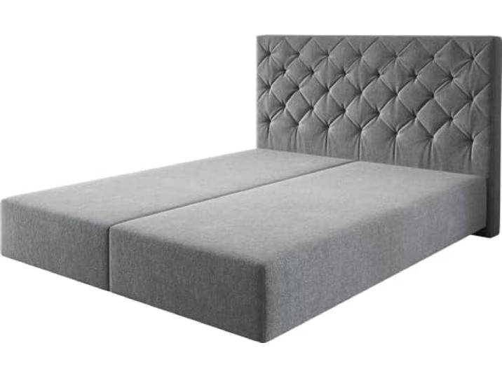 DELIFE Boxspringgestell Dream-Great Mikrofaser Anthrazit 160x200 cm