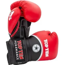 TOP TEN Boxhandschuhe „4Select“, Größe 16 oz in Schwarz Schwarz