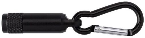 Porte-clés personnalisé en aluminium avec mousqueton Tracy métal aluminium plastique noir