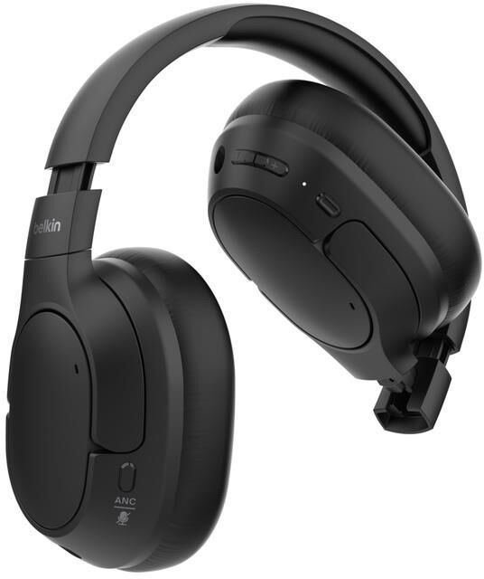 Belkin Soundform Isolate Noise Cancelling Headphones-nero