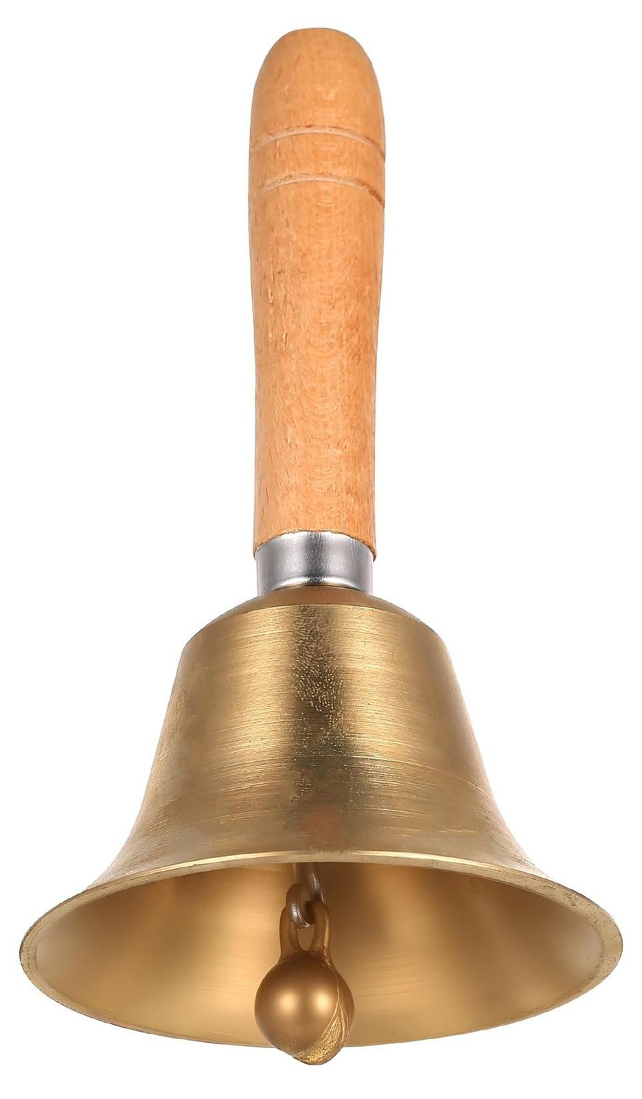 Handbel met houten handvat voor ontvangst en decoratie