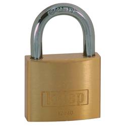 Kasp K12030A1 Vorhängeschloss 30 mm gleichschließend Goldgelb Schlüsselschloss