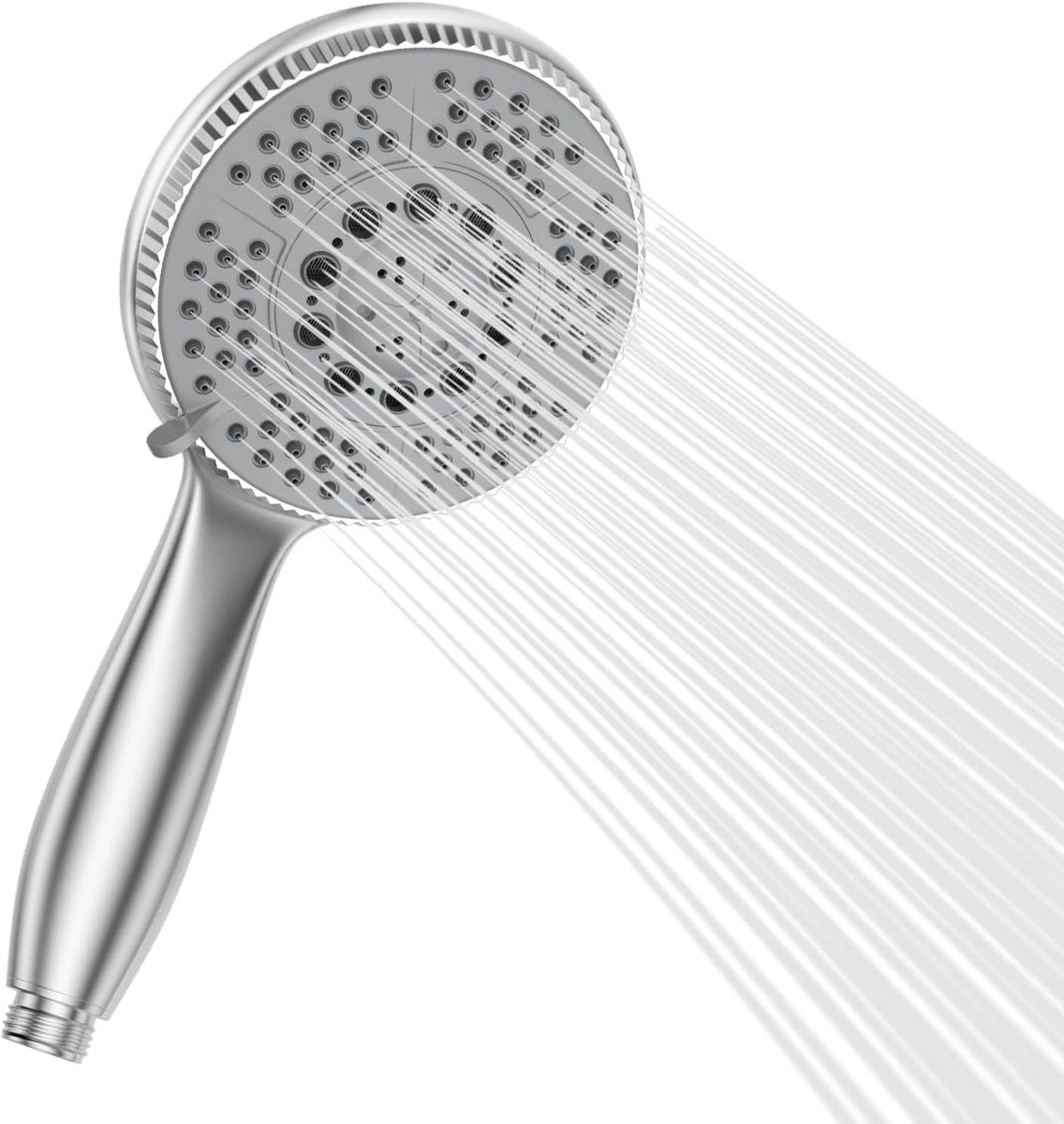 Waterbesparende handdouche met 5 straalsoorten