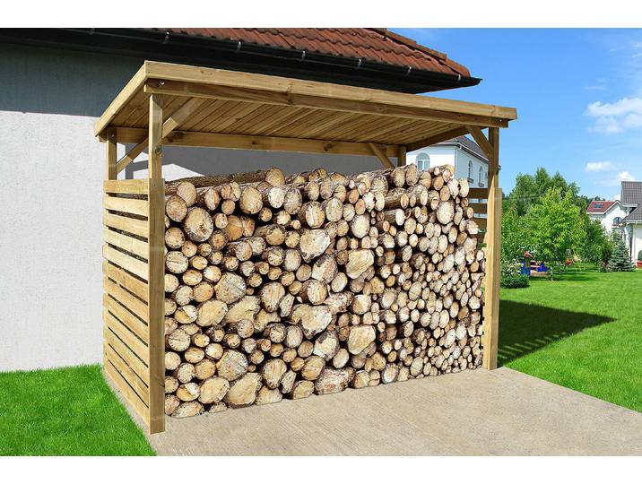 Weka Brennholzlager 663B Natur 204 × 264 × 114 cm