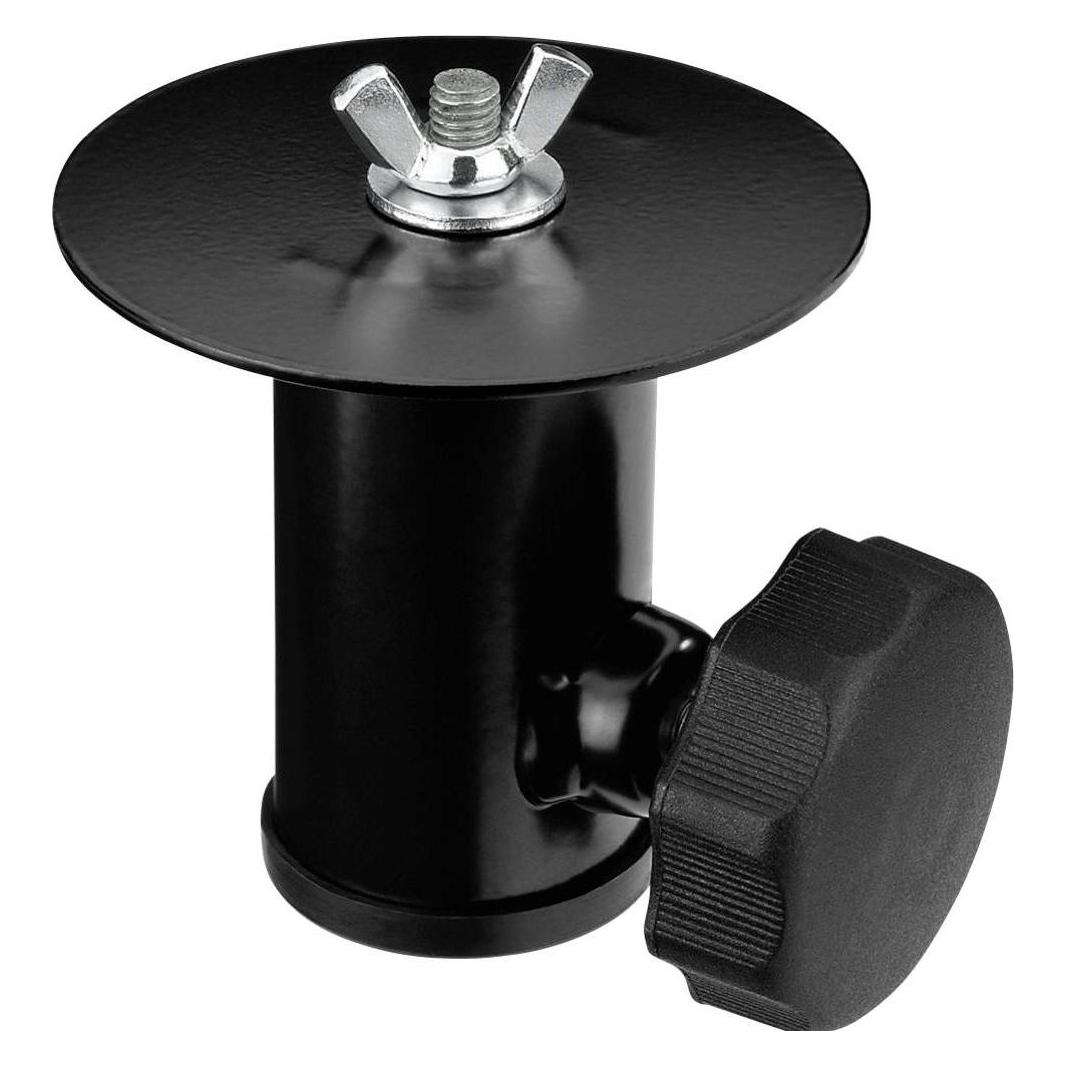 Monacor Stativadapter fuer 35mm Rohr Gewindebolzen M8x15mm (Stativadapter) (EBH-47)