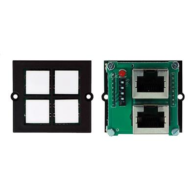 BACHMANN Rahmen 4xTaster universal Controler+ Beschriftungsfelder