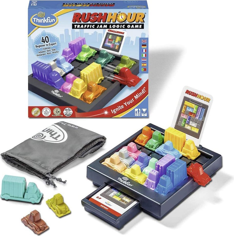 ThinkFun Rush Hour Bordspel voor kinderen vanaf 8 jaar