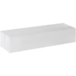 Kartenhalter aus Acryl transparent | 100 mm | matt, Acryl (PMMA)