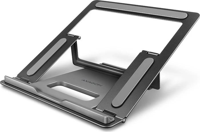AXAGON STND-L Metallständer fü Laptops 10"-17.3", 4 einstellbare Höhen, grau