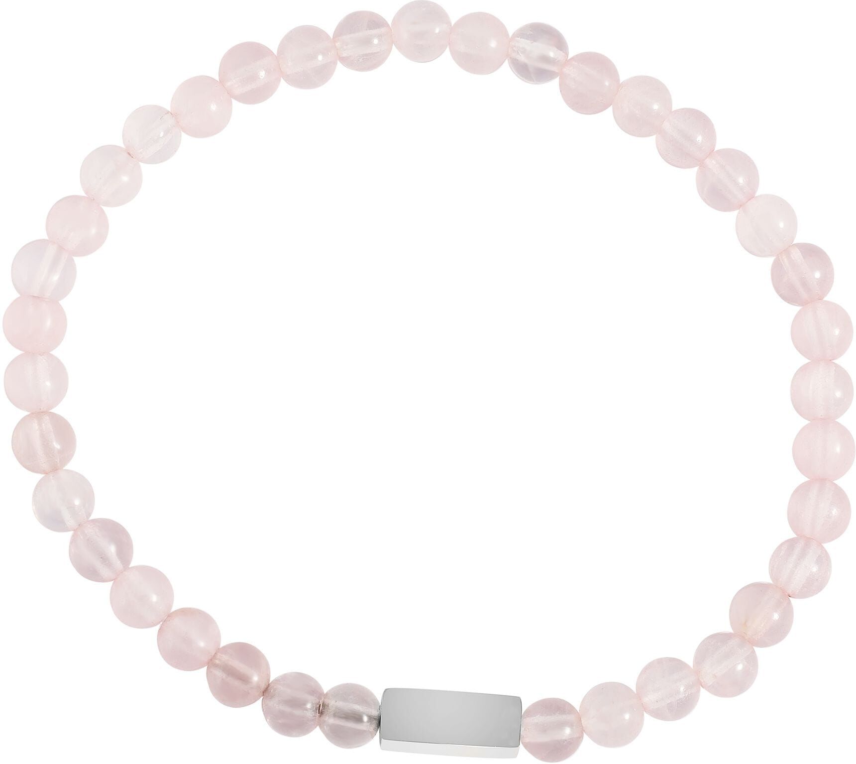 Armband ADELIA´S "Edelstahl Armband Kugelarmband 17 cm mit stilvollem Naturstein" Gr. 17, gold (roségold), Armbänder, Damen, Edelstahl, Armband