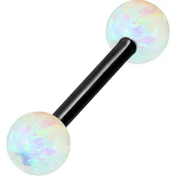 Chirurgenstahl Barbell SYNTHETISCHE OPALE