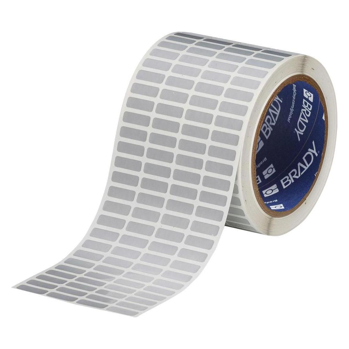 Brady THT-1-435-10, metallisierter Polyester, glänzend, 19.05 x 6.35 mm, permanent, 4-bahnig (1000 (85.09 mm) (THT-1-435-10)