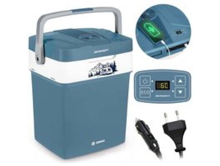 Glacière de voyage - BERDSEN - 29 litres - Mode ECO - Refroidit jusquà 18°C - Chauffe jusquà 65°C